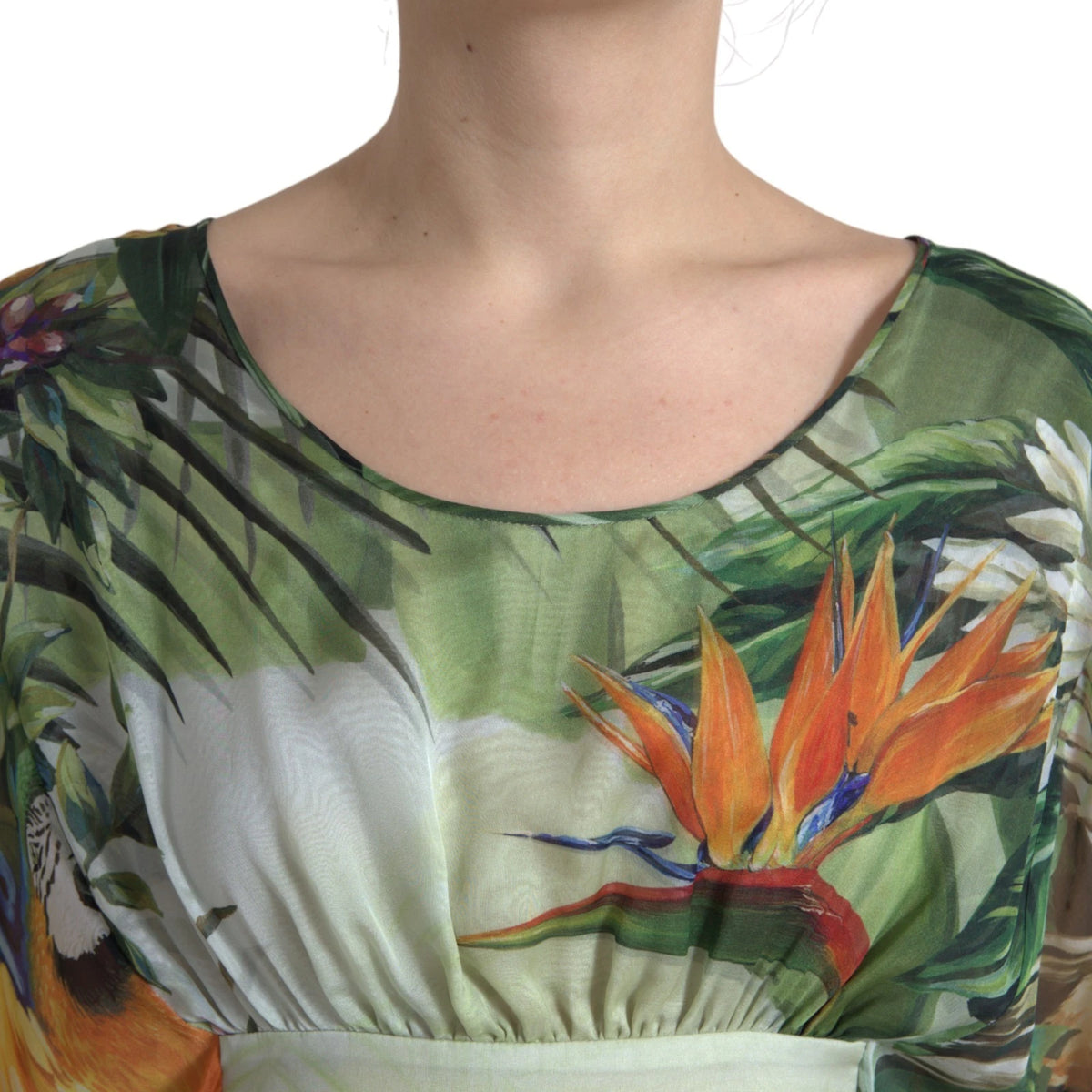 Dolce & Gabbana Women's Silk Maxi Dress - Multicolor Print