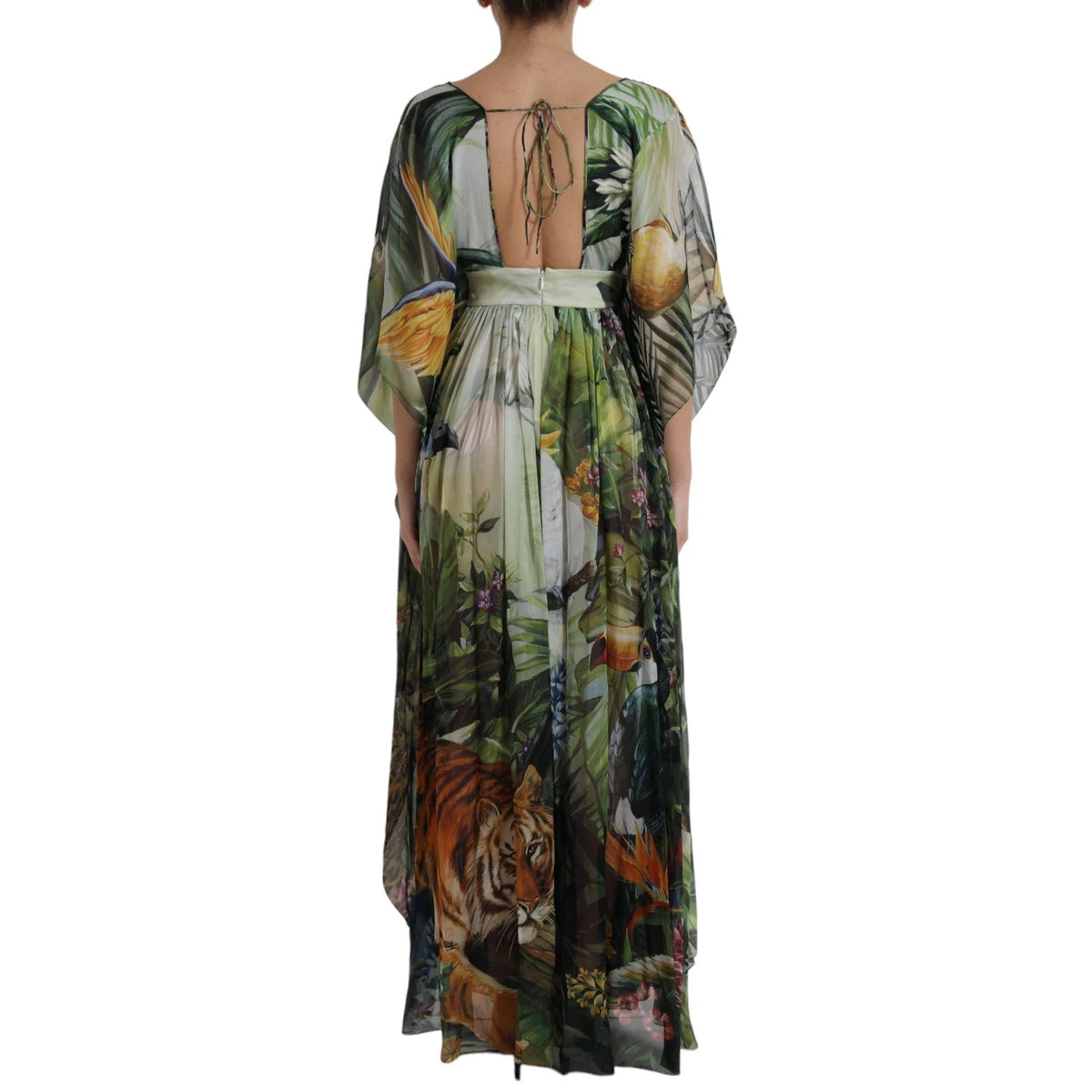 Dolce & Gabbana Women's Silk Maxi Dress - Multicolor Print