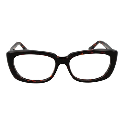 Eyeglasses Frames by Max Mara for women in acetate brown showcases a refined full-frame frame design with a refined brown coloured frame finish for a refined and sophisticated look.