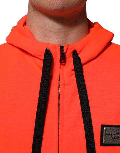 Dolce & Gabbana Men's Polyester Sweatshirt Hoodie - Red