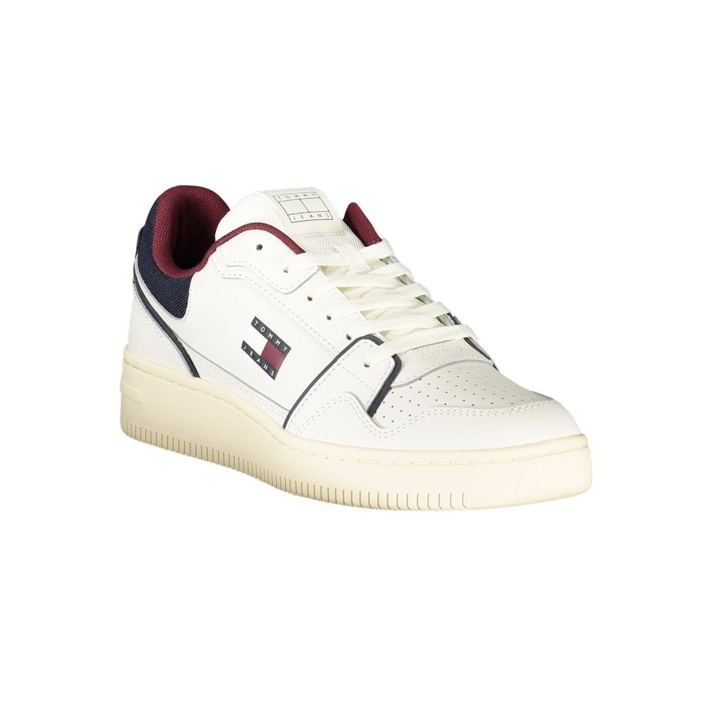 Tommy Hilfiger White Polyester Sneaker