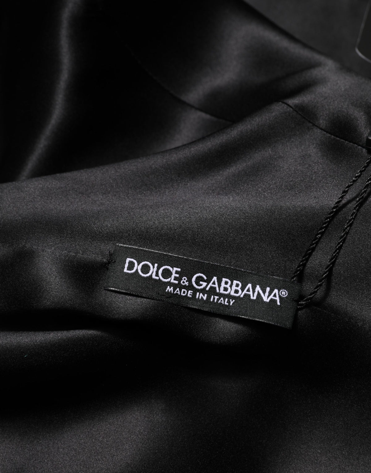 Dolce & Gabbana Women's Long-Sleeve Crew Neck Silk Viscose & Acetate Midi Mini Dress - Green