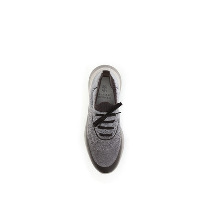 Brunello Cucinelli Techno cotton knit Sneakers runners