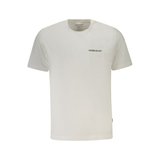 Guess Jeans White Cotton T-Shirt