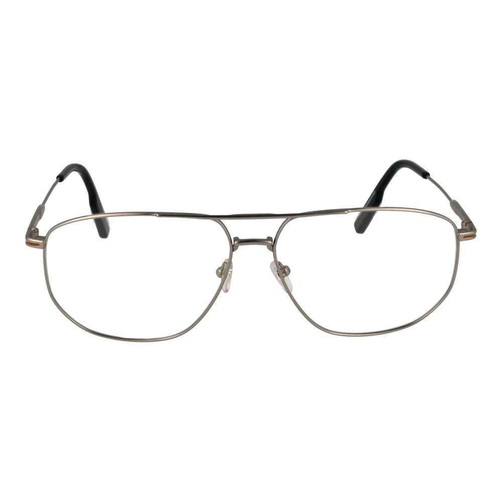 Ermenegildo Zegna Silver Men Optical Frames