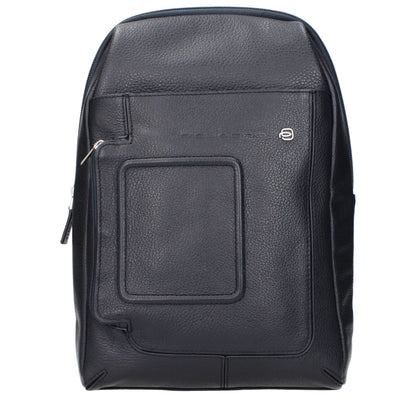 Piquadro Blue Leather Crossbody Bags