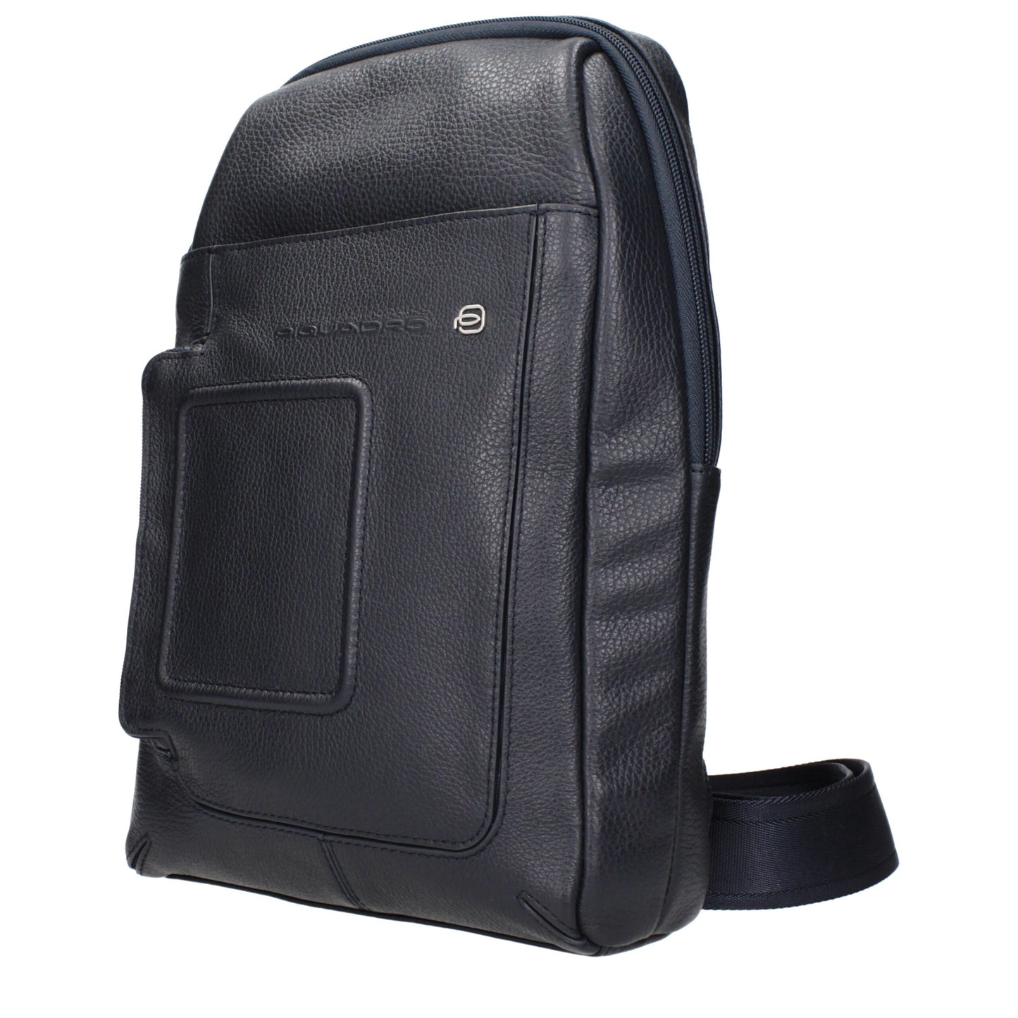 Piquadro Blue Leather Crossbody Bags