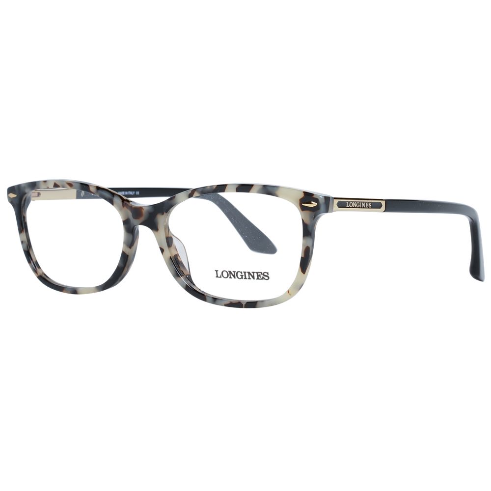 Eyeglasses Frames by Longines for women in multicolor showcases a refined full-frame frame design with a refined multicolor coloured frame finish for a refined and sophisticated look.