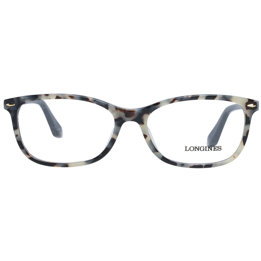 Eyeglasses Frames by Longines for women in multicolor showcases a refined full-frame frame design with a refined multicolor coloured frame finish for a refined and sophisticated look.