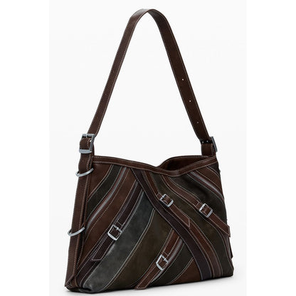 Desigual Brown Polyethylene Handbag