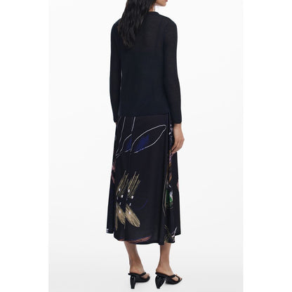 Desigual Black Polyester Women Dress