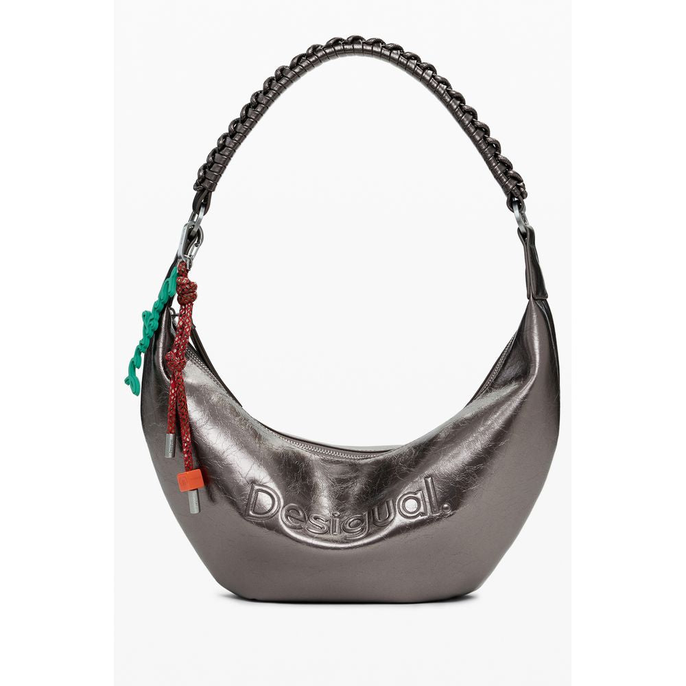 Desigual Bronze Polyethylene Handbag