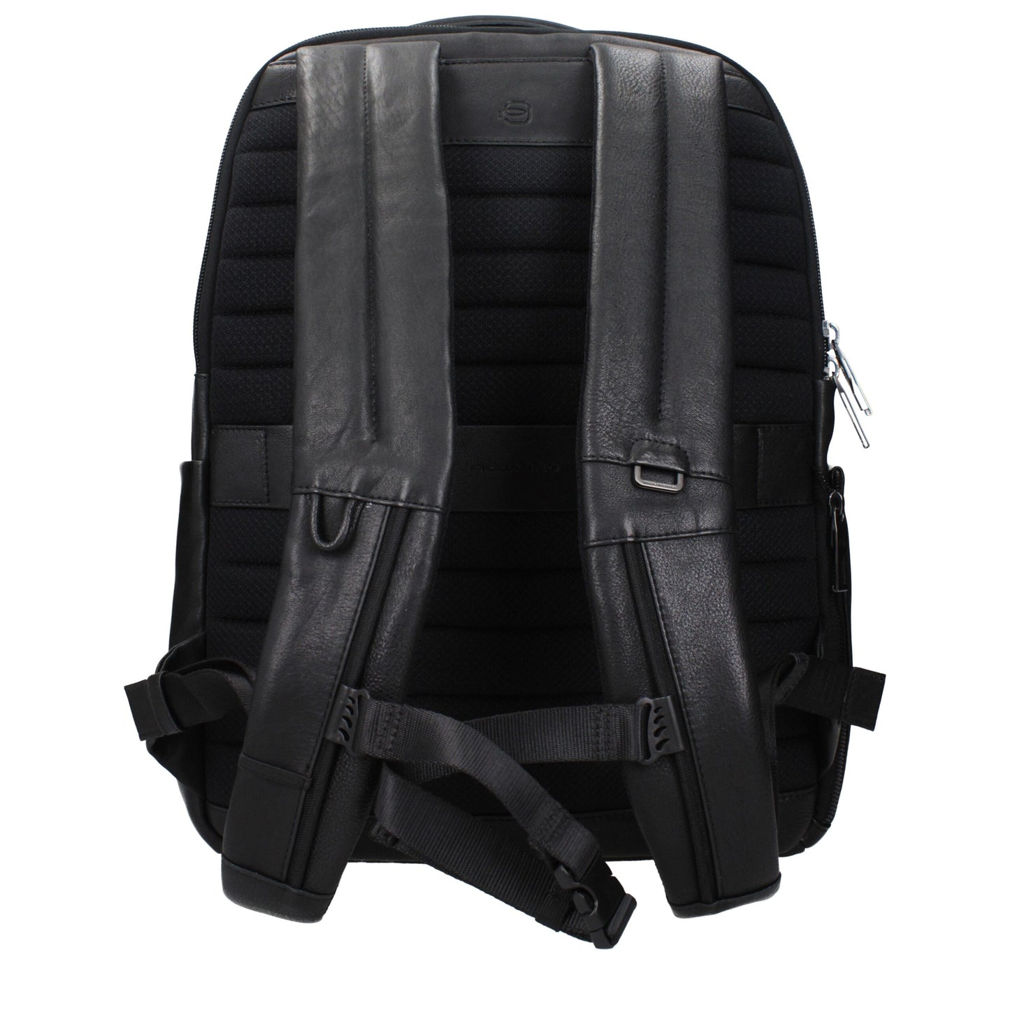 Piquadro Black Leather Backpacks