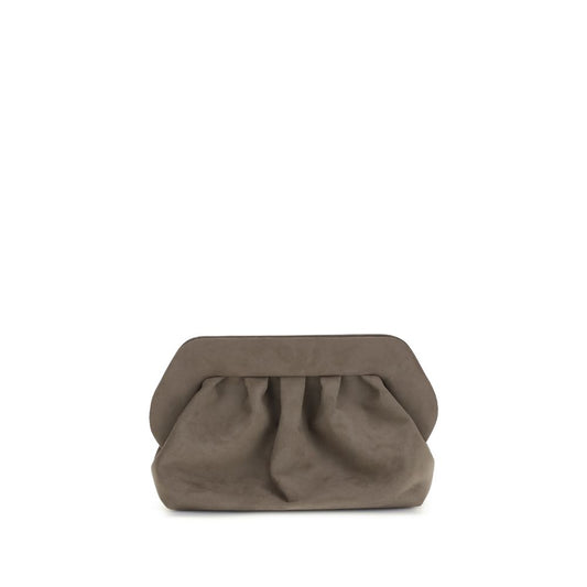 THEMOIRè Bios suede Clutch Bag