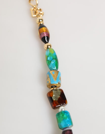 Dolce & Gabbana Women's Brass Glass & Zamak Necklace - Multicolor