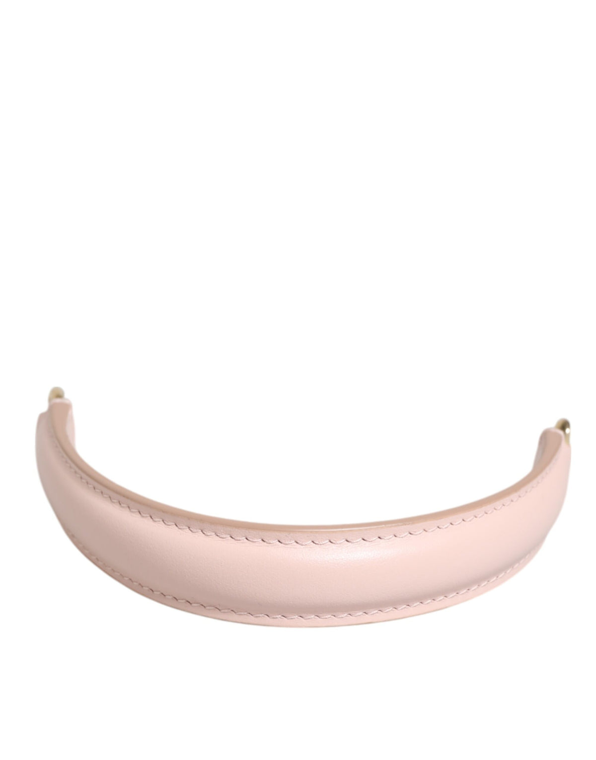Dolce & Gabbana Leather Metal Shoulder Strap - Gold Pink