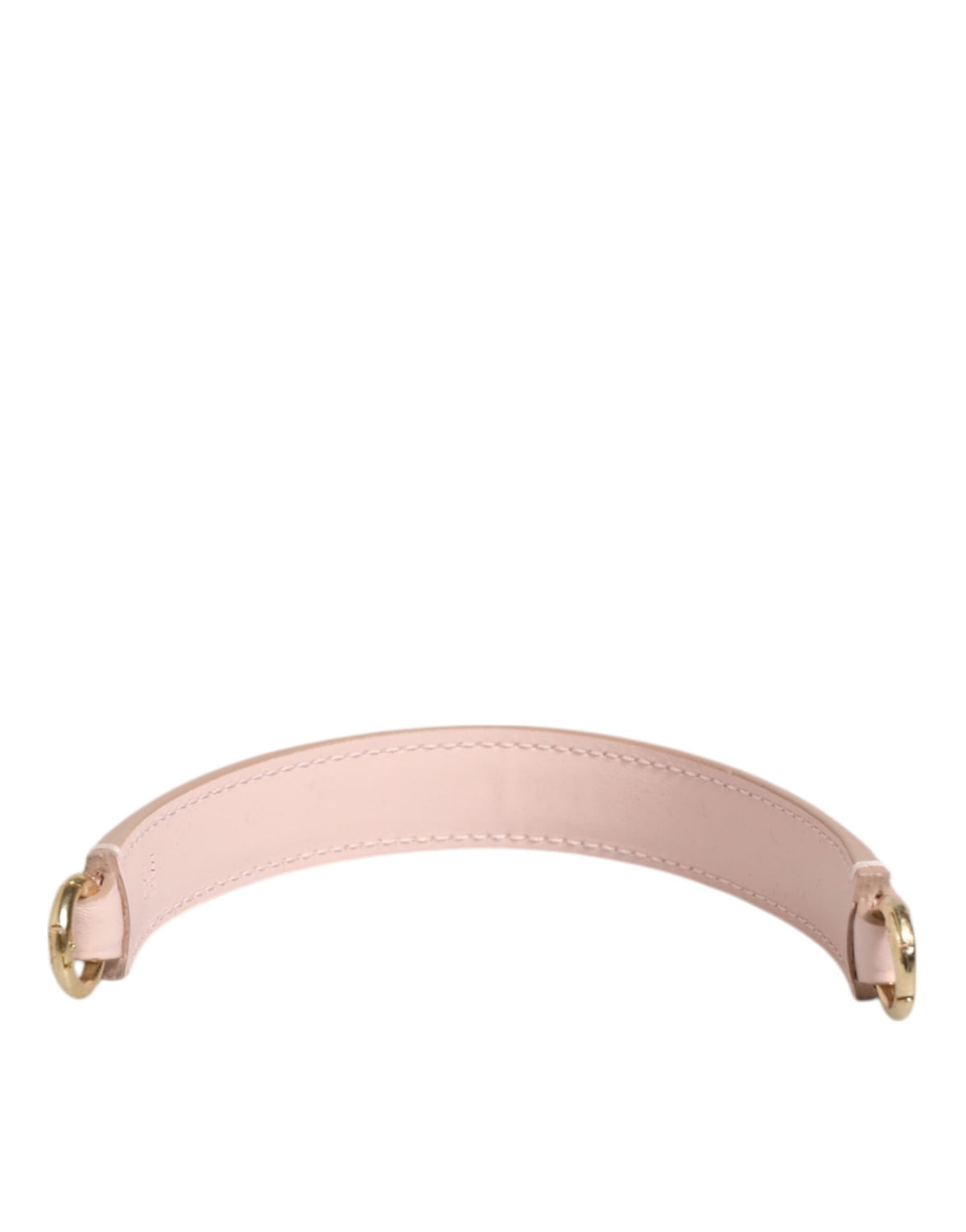 Dolce & Gabbana Leather Metal Shoulder Strap - Gold Pink