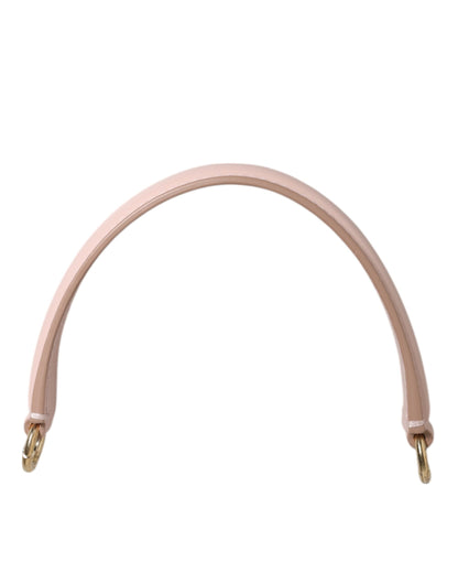Dolce & Gabbana Leather Metal Shoulder Strap - Gold Pink