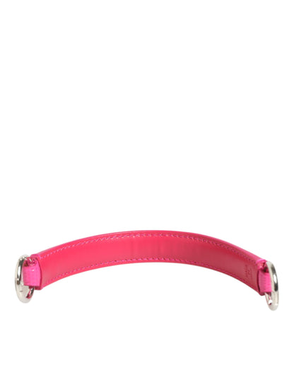Dolce & Gabbana Calf Leather Shoulder Strap - Gold Pink Red Silver White