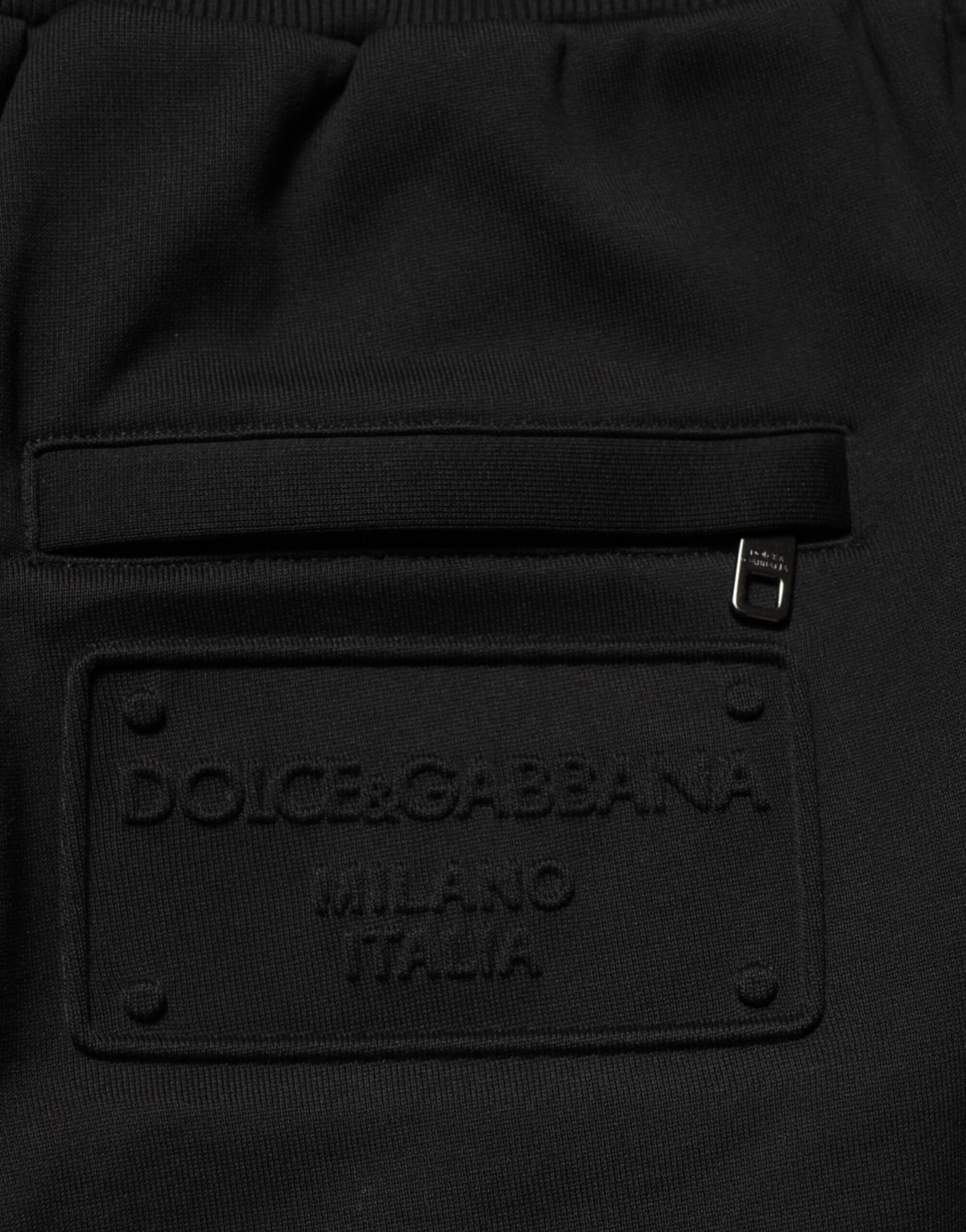 Dolce & Gabbana Men's Athletic Cotton Jogger Sweatpants - Black