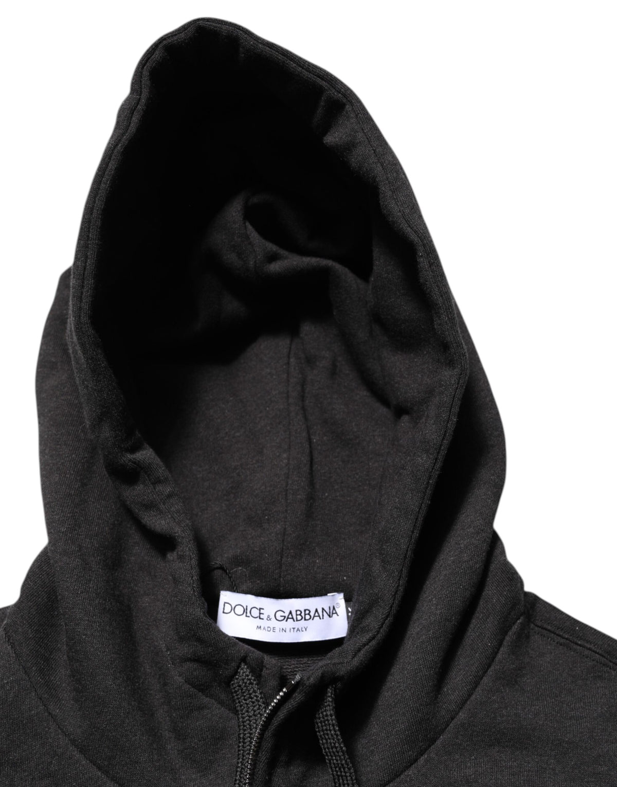 Dolce & Gabbana Men's Cotton Sweatshirt Hoodie - Black