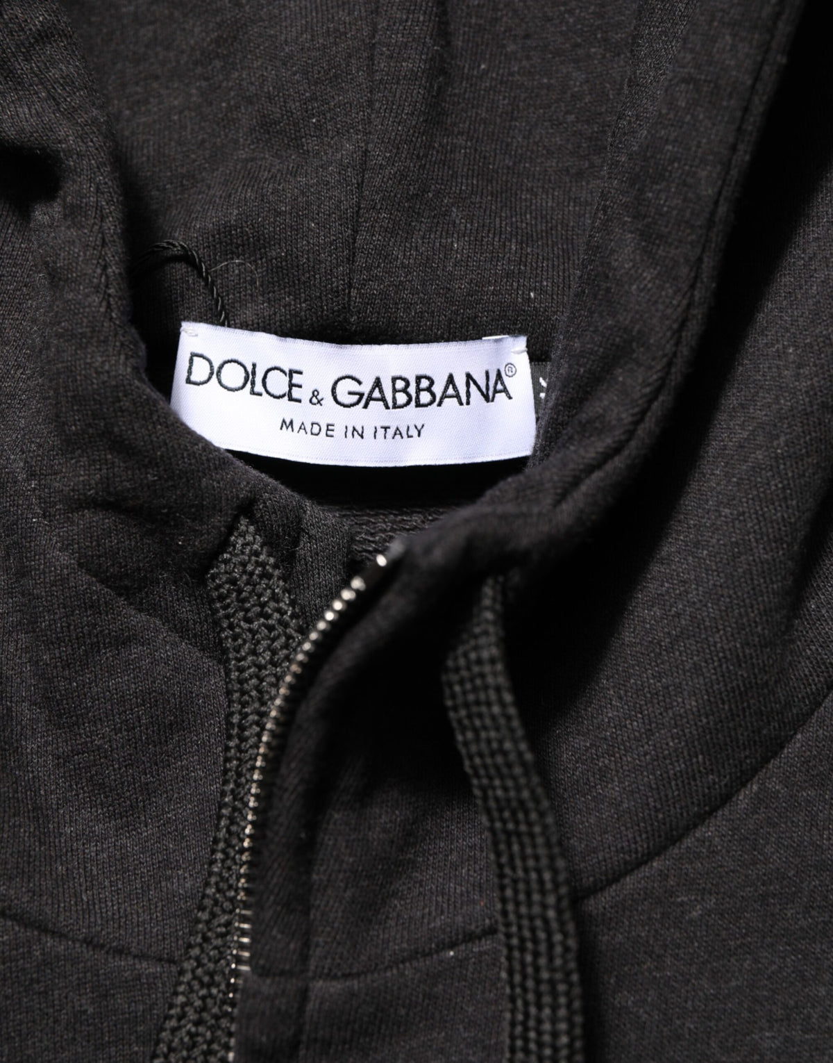 Dolce & Gabbana Men's Cotton Sweatshirt Hoodie - Black