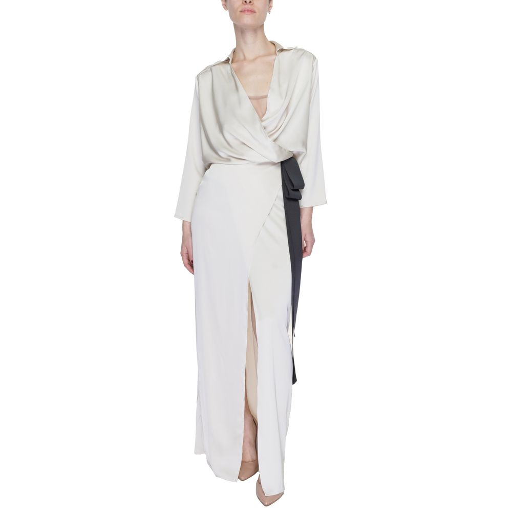 Sandro Ferrone Beige Polyester Long