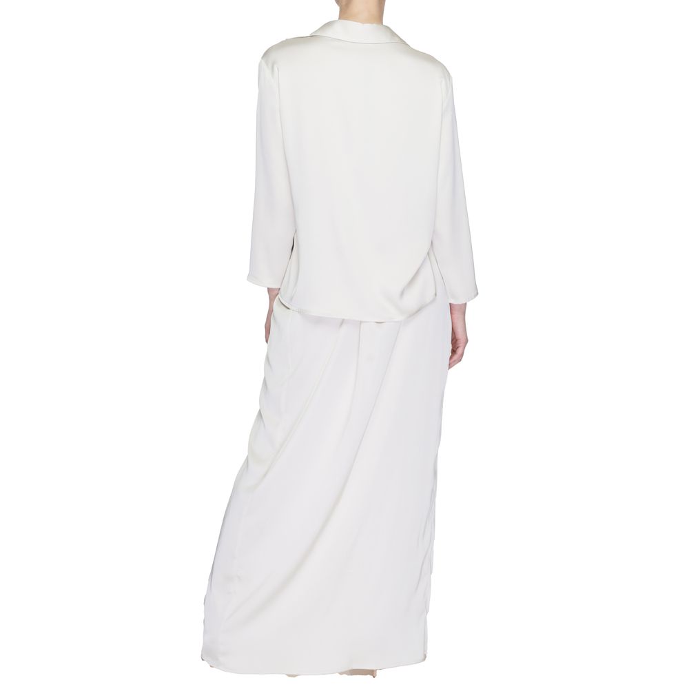 Sandro Ferrone Beige Polyester Long