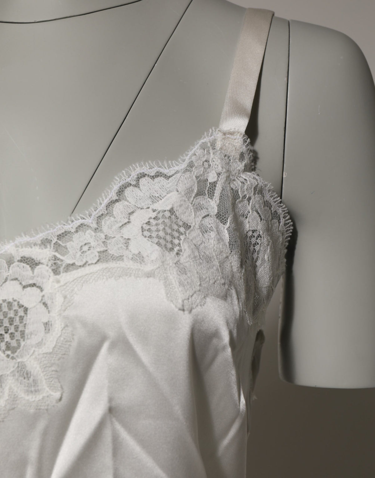 Dolce & Gabbana Women's Polyamide Lace Cotton & Silk Pajamas - White Floral