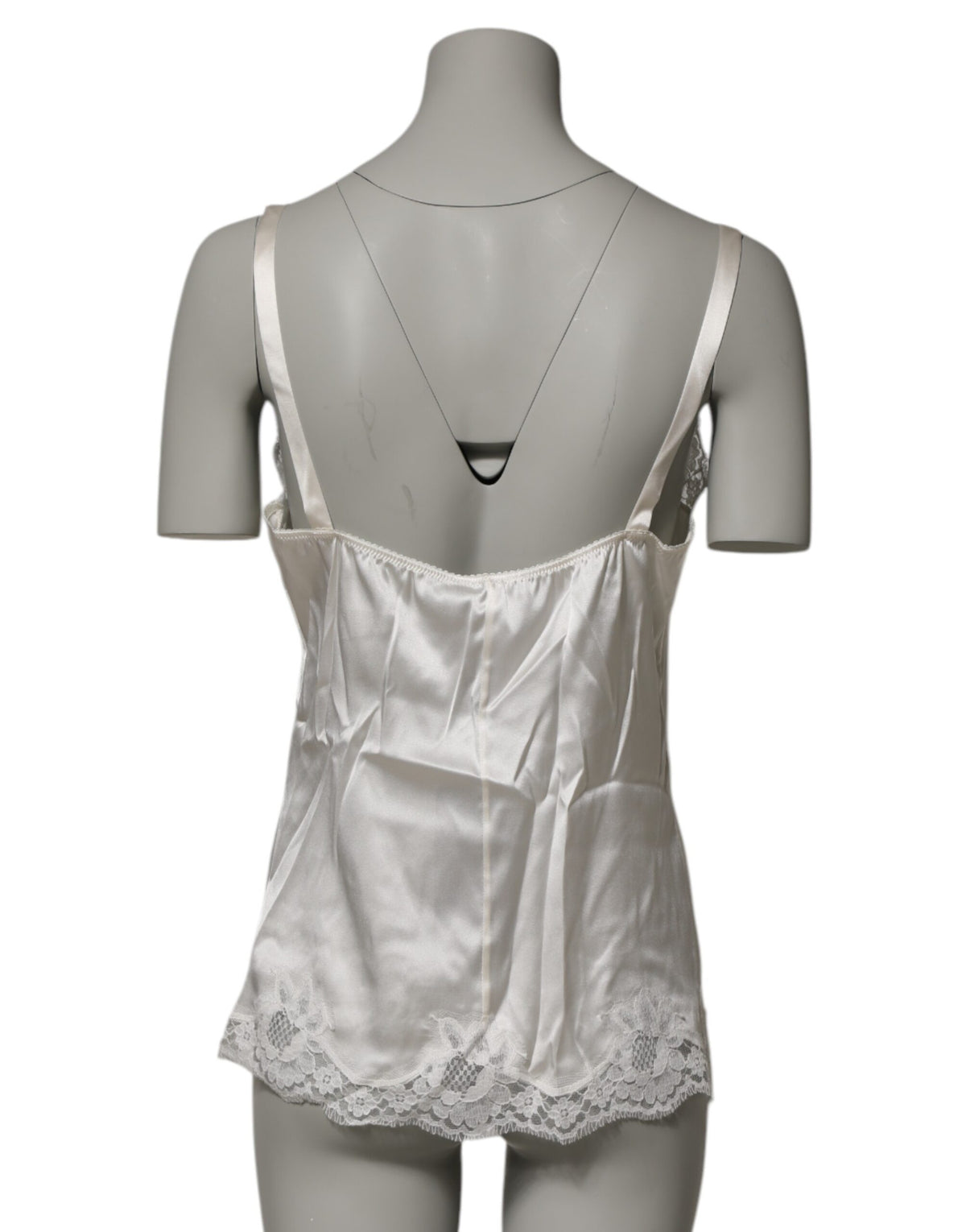 Dolce & Gabbana Women's Polyamide Lace Cotton & Silk Pajamas - White Floral