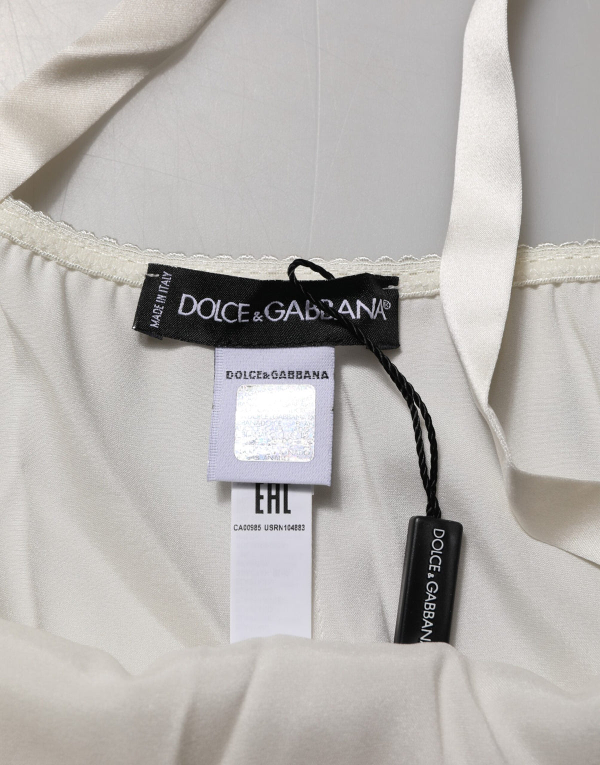 Dolce & Gabbana Women's Polyamide Lace Cotton & Silk Pajamas - White Floral