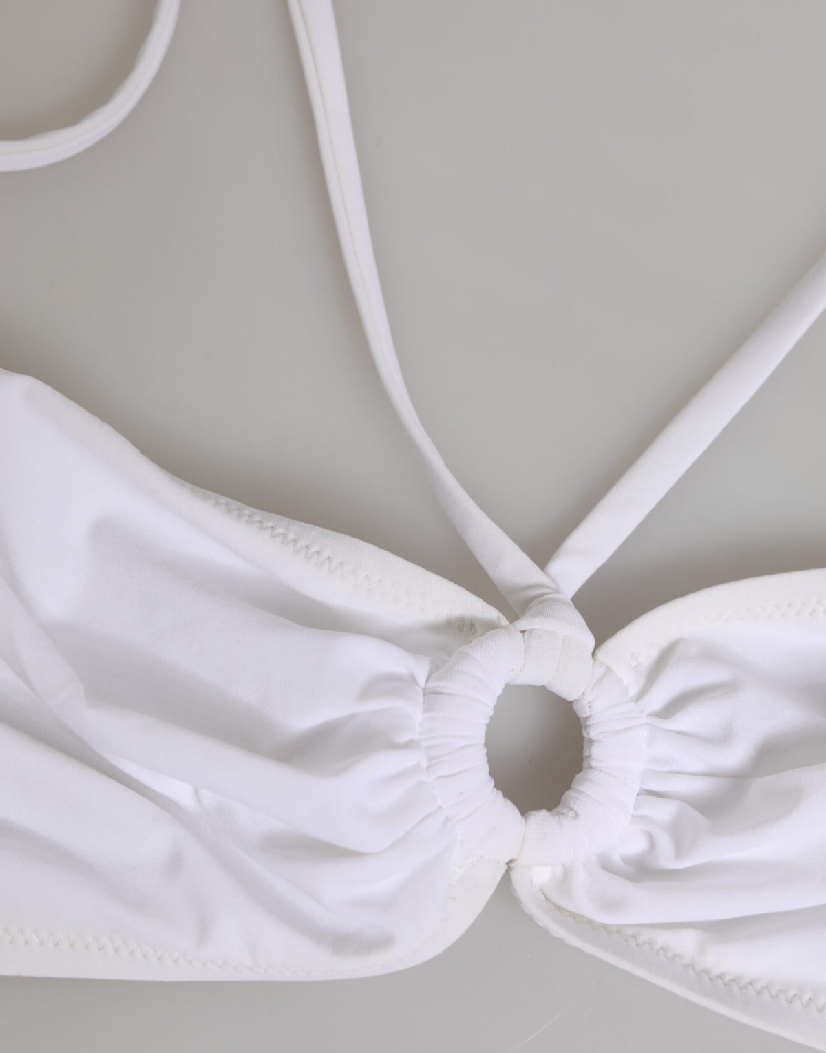 Dolce & Gabbana Crisp Women's Stretch Polyamide Bikini - White Signature