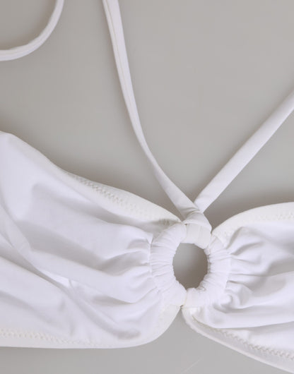 Dolce & Gabbana Crisp Women's Stretch Polyamide Bikini - White Signature