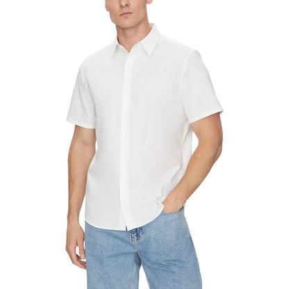 Calvin Klein White Organic Cotton Shortsleeve