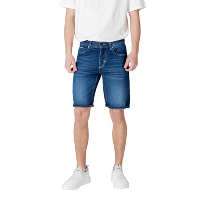 Antony Morato Blue Cotton Bermuda