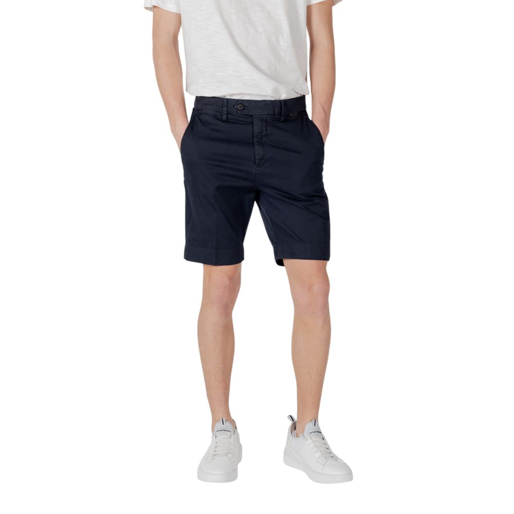 Antony Morato Men's Slim Stretch Cotton & Rubber Bermuda Shorts - Blue