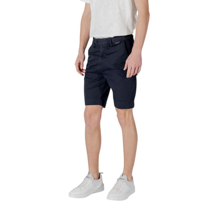 Antony Morato Men's Slim Stretch Cotton & Rubber Bermuda Shorts - Blue