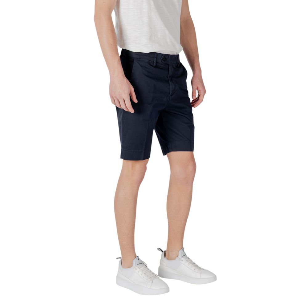 Antony Morato Men's Slim Stretch Cotton & Rubber Bermuda Shorts - Blue
