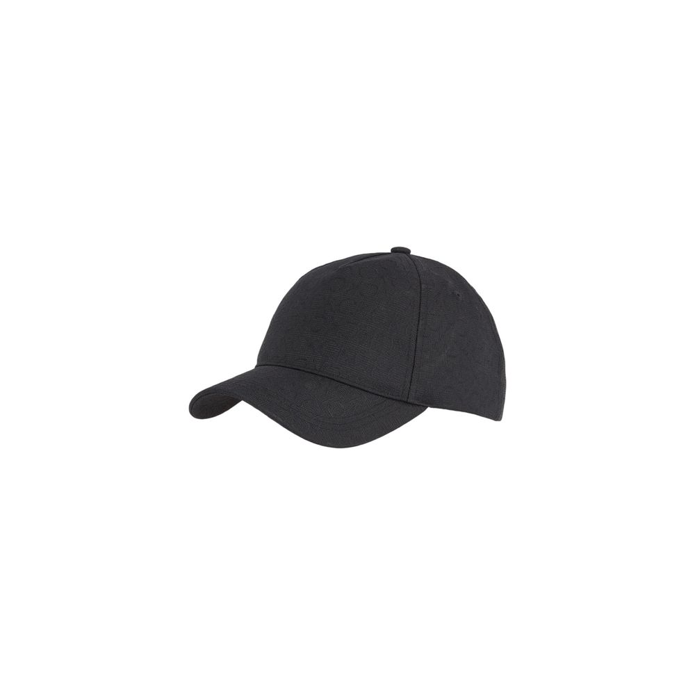 Calvin Klein Black Recycled Polyester Caps Baseball Hat