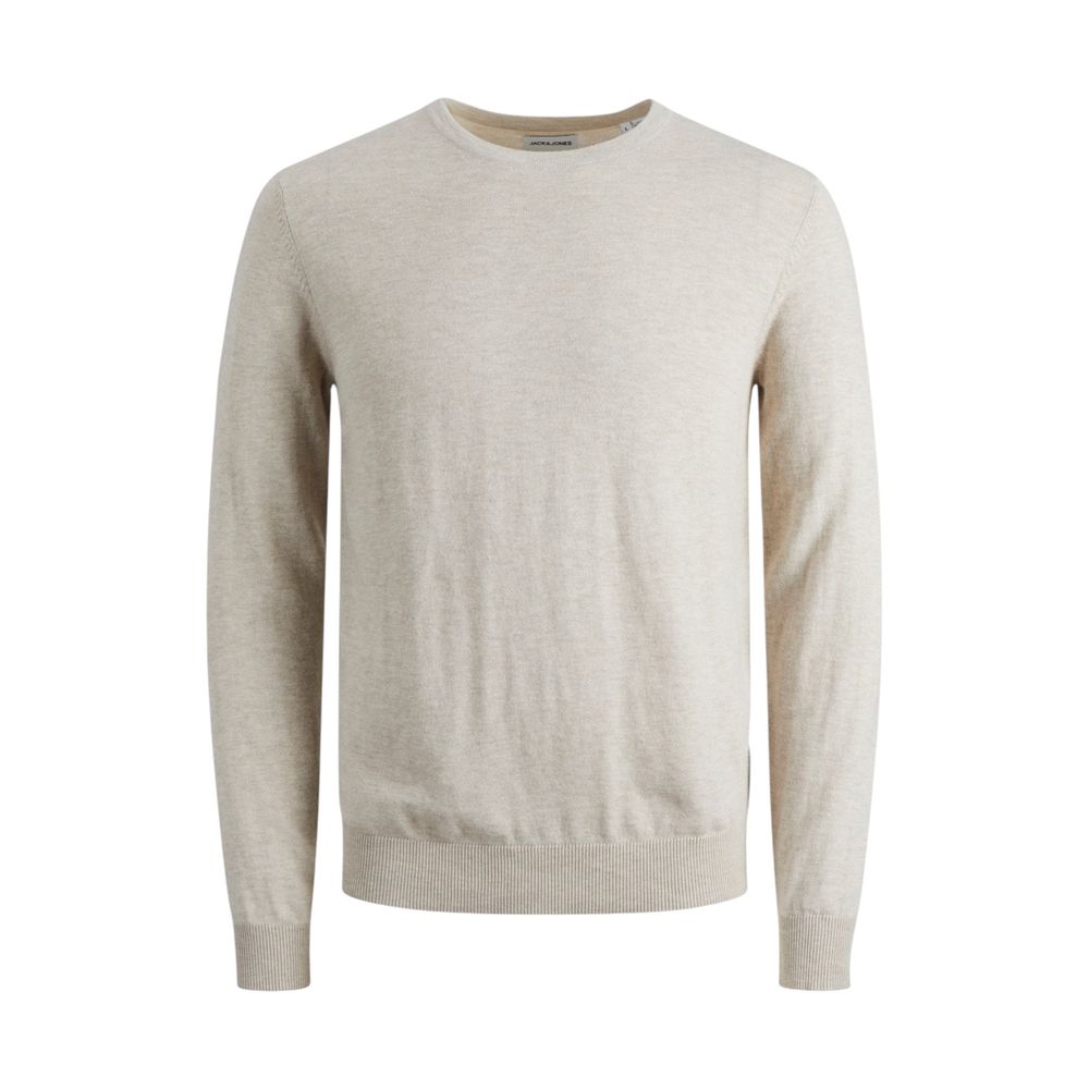 Jack Jones Men's Cotton & Viscose Sweatshirt - Beige