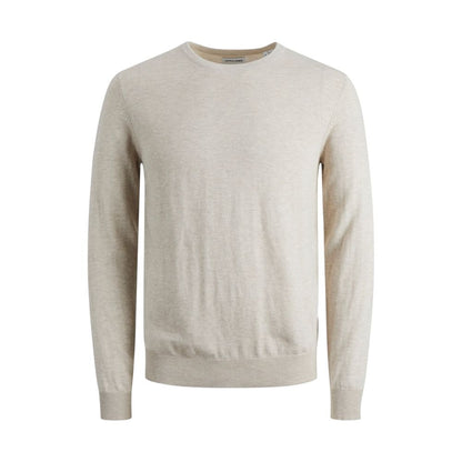 Jack Jones Men's Cotton & Viscose Sweatshirt - Beige