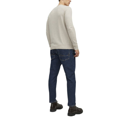 Jack Jones Men's Cotton & Viscose Sweatshirt - Beige