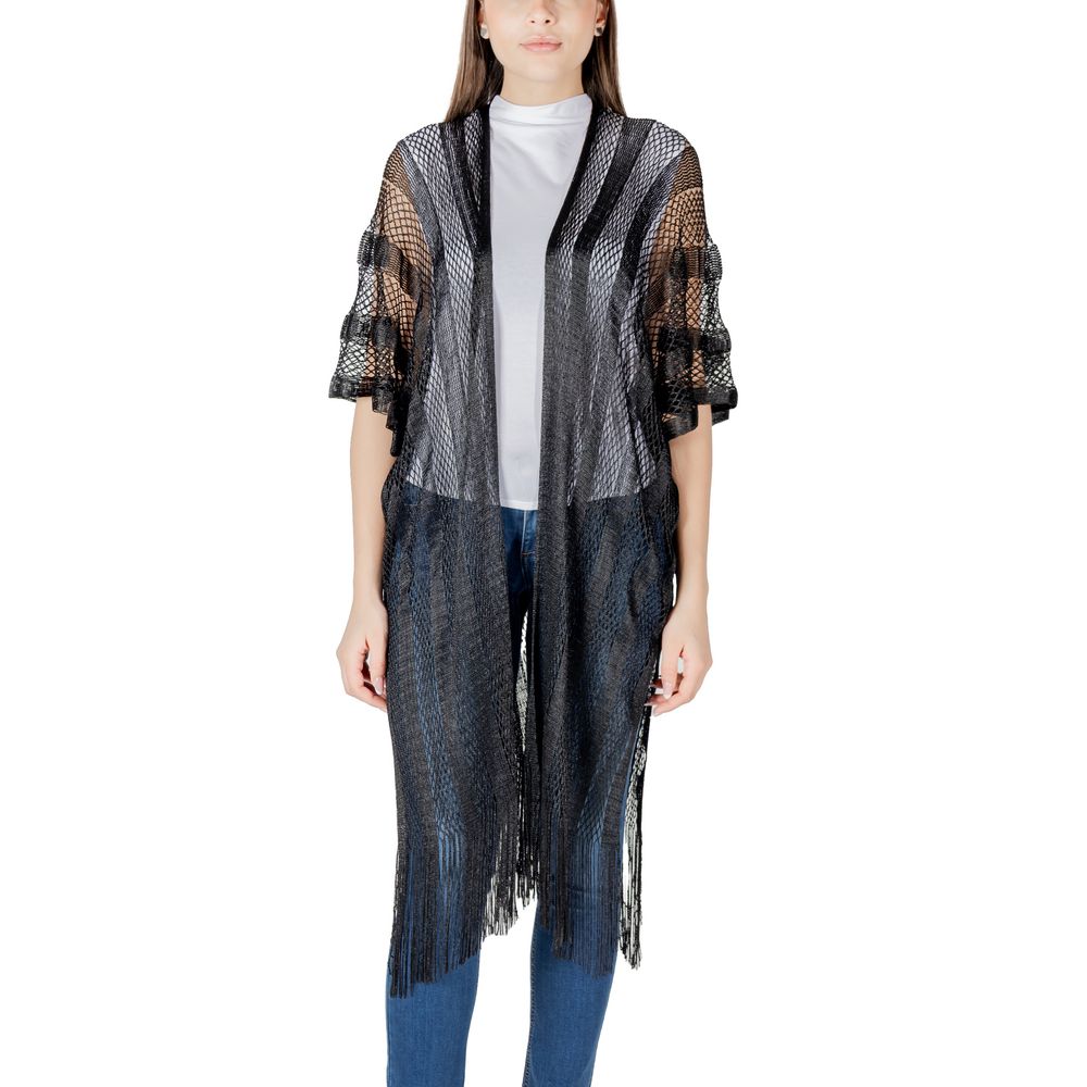 Liu Jo Lightweight Lurex & Polyester Scarf - Black