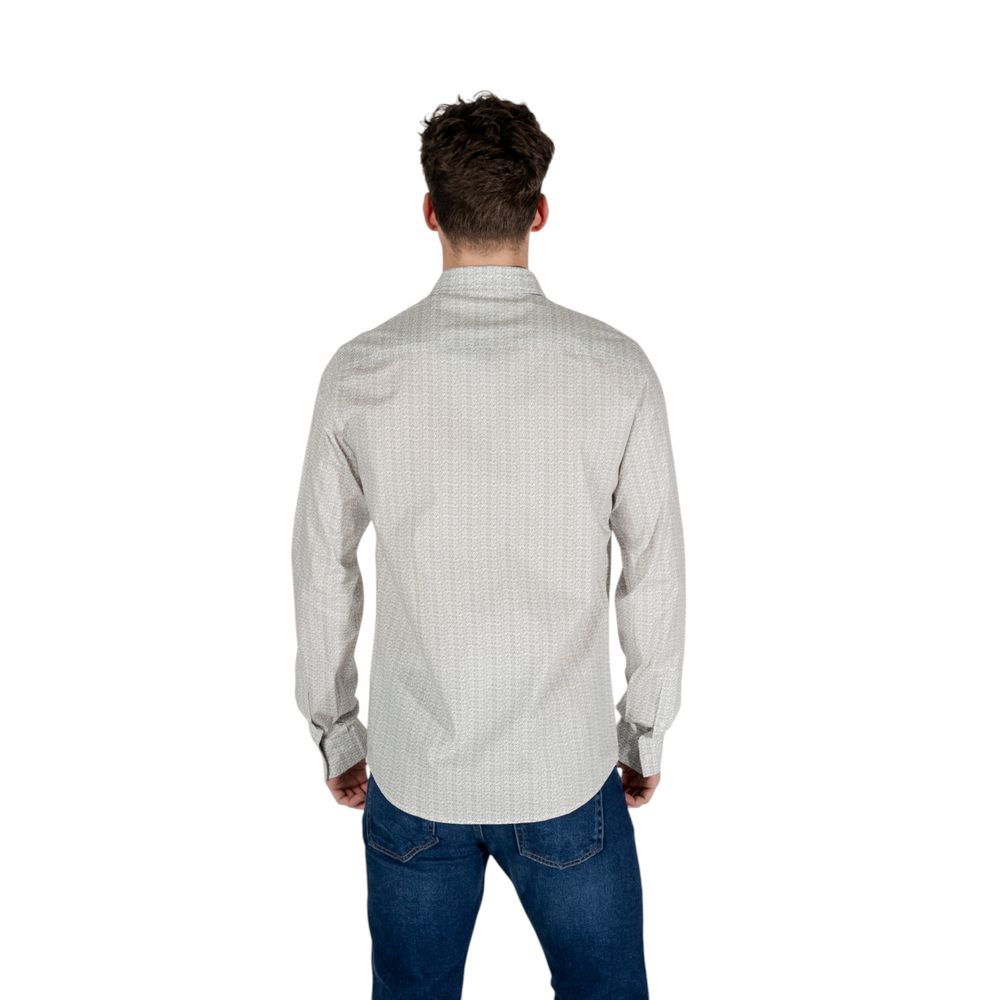 Armani Exchange Cream Cotton Shirt