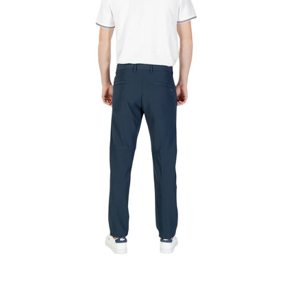 Hugo Boss Blue Polyester Skinny Pant