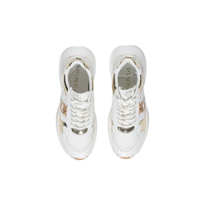 PINKO White Leather Sneaker