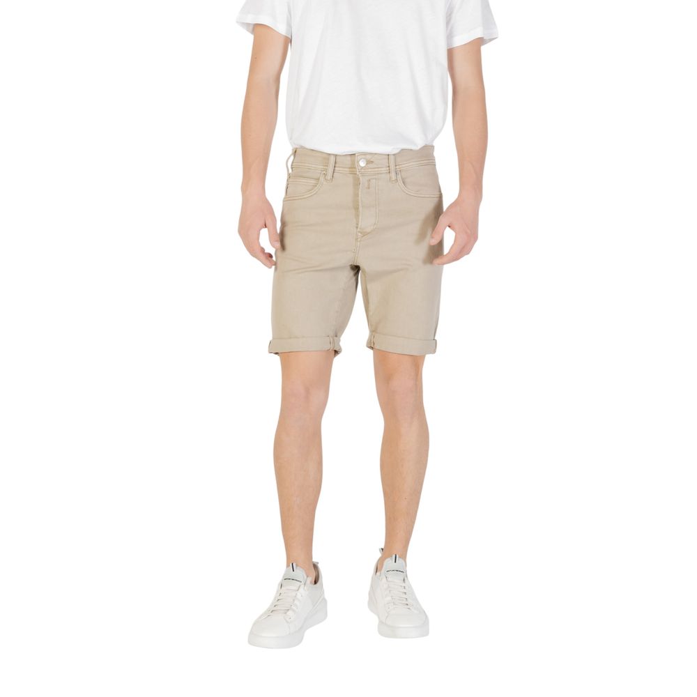 Replay Green Cotton Bermuda