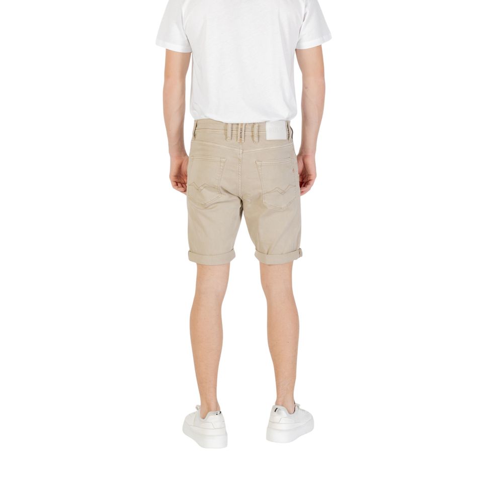 Replay Green Cotton Bermuda