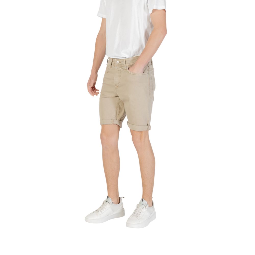 Replay Green Cotton Bermuda