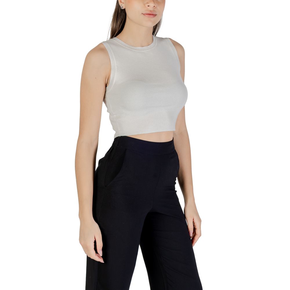 Jacqueline De Yong White Viscose Sweater